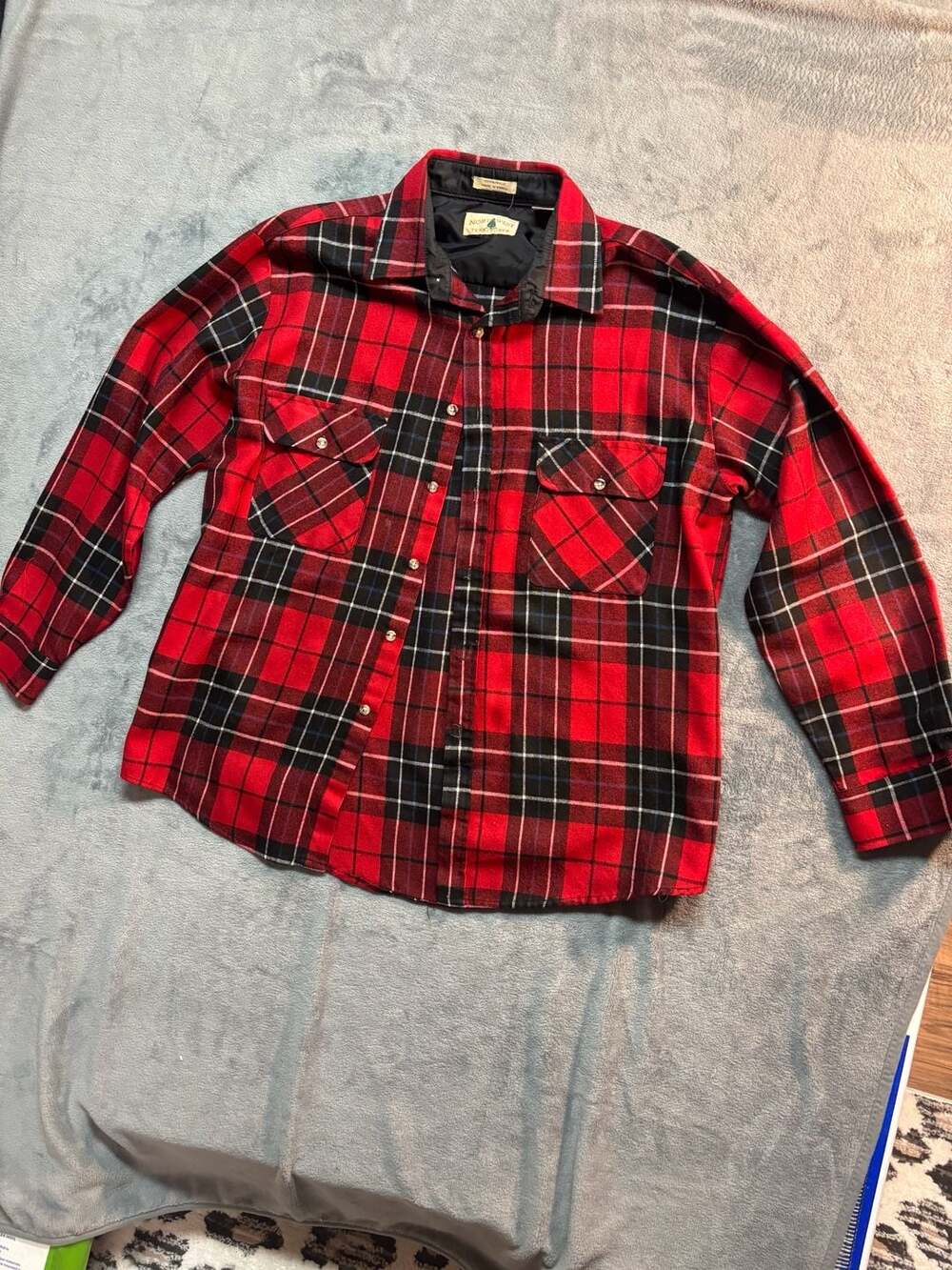 Vintage Northwest Territory Flannel Shirt 80s 90sLarge  Button Down Plaid